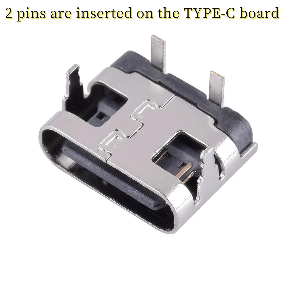 USB Connector Type C Female Charging Port Jack 2/4/6/16 Pin Type-C Socket PCB Soldering SMD SMT DIY Repair Type C Adapter