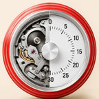 Magnetic Suction Countdown Alarm Clock 60 Minutes Battery Free Children Study Timer Mechanical Operation Visual Display