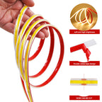 220V Self-adhesive LED Strip 10cm Cuttable Waterproof COB LED Strip No Need Driver Flexible Tape for Kitchen Home Garden Decor