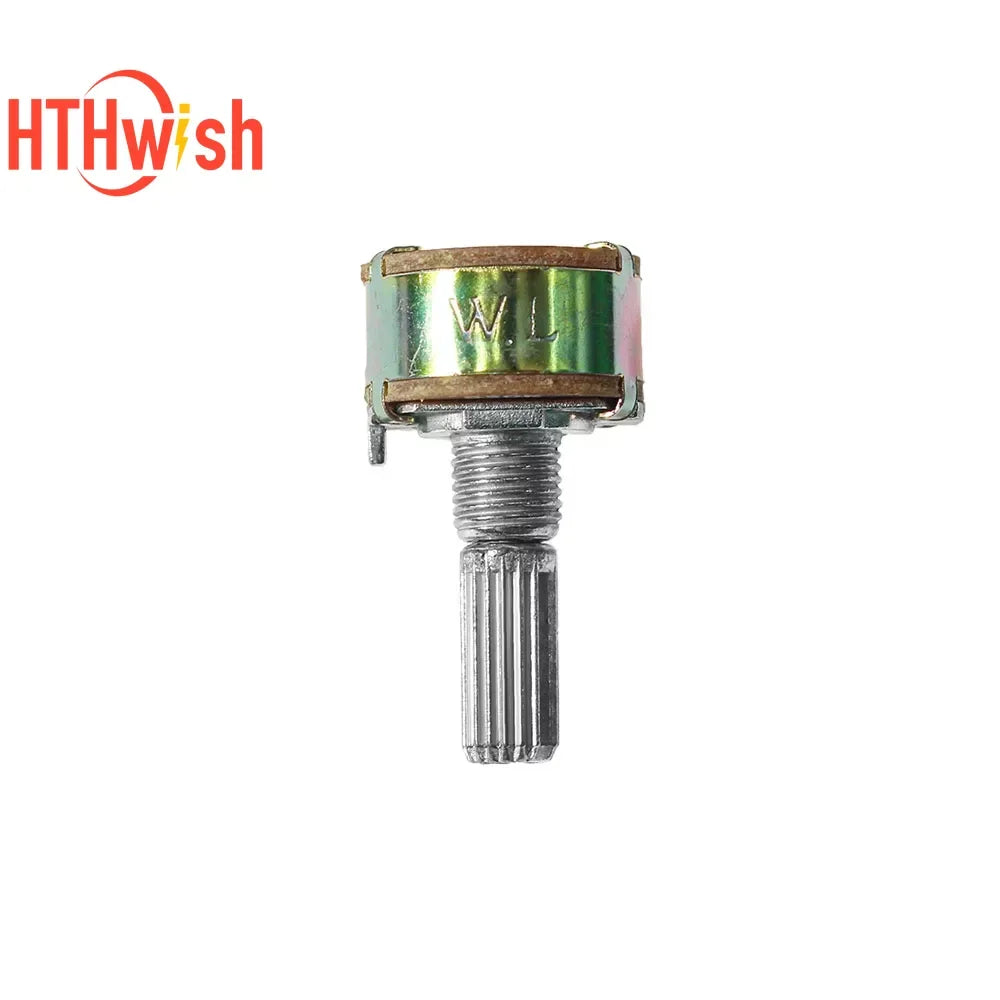 New 5pcs WH148 20MM 6Pin Dual Potentiometer B1K B2K B5K B10K B20K B50K B100K B250K B1M Ohm Variable Rotary Carbon Film Resistor