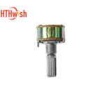 New 5pcs WH148 20MM 6Pin Dual Potentiometer B1K B2K B5K B10K B20K B50K B100K B250K B1M Ohm Variable Rotary Carbon Film Resistor