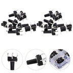 100pcs Micro Tactile Push Kit 12X12X9.5Mm Long-Lasting Momentary For Diy Electronics Project Tactile Micro Switch Button Push