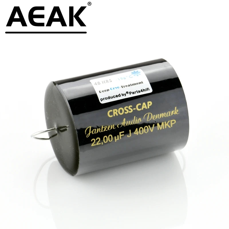 Denmark Jantzen Audio Crosscap Frozen version MKP Audio Film Coupled Frequency Divider Capacitor 400Vdc 0.22uf~22uf ±5% 1PCS
