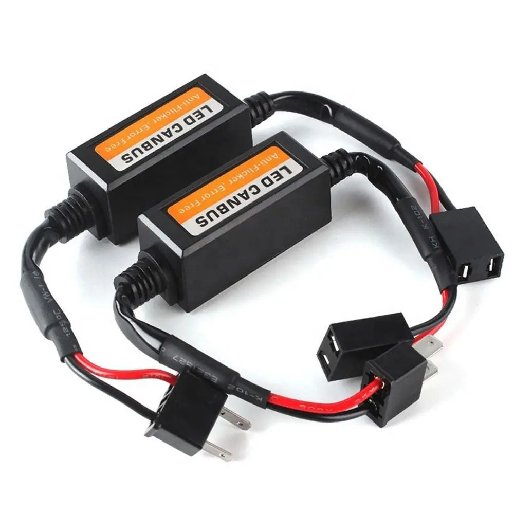 Accessories h1/h3/h4/h7/h8/h9/h11 Anti-Flicker Automotive LED Decoder LED Canbus Decoder Fault Eliminator Resistor Controller