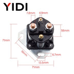 12V DC Metal Car Motor Starter Solenoid Relay Contactor 150A High Current For Auto Lawn Mowers Tractor Marine Power Accessories