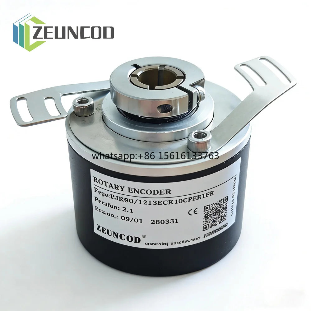 60mm EtherCAT Multi-Turn Absolute Rotary Encoder Magnetic 12-16Bit IP65/IP67 Flange Mount 10-32Vdc Industrial Position Sensor
