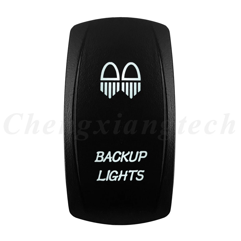 Marine 12V 24V White Led On Off Rocker Switch 5Pin SPST Momentary Switch DPDT ON OFF ON 3-Way for Car Boat Carling 4X4 Narva