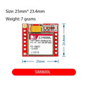 Smallest SIM800L GPRS GSM Module Kit MicroSIM Card Core BOard Quad-band TTL Serial Port with the antenna