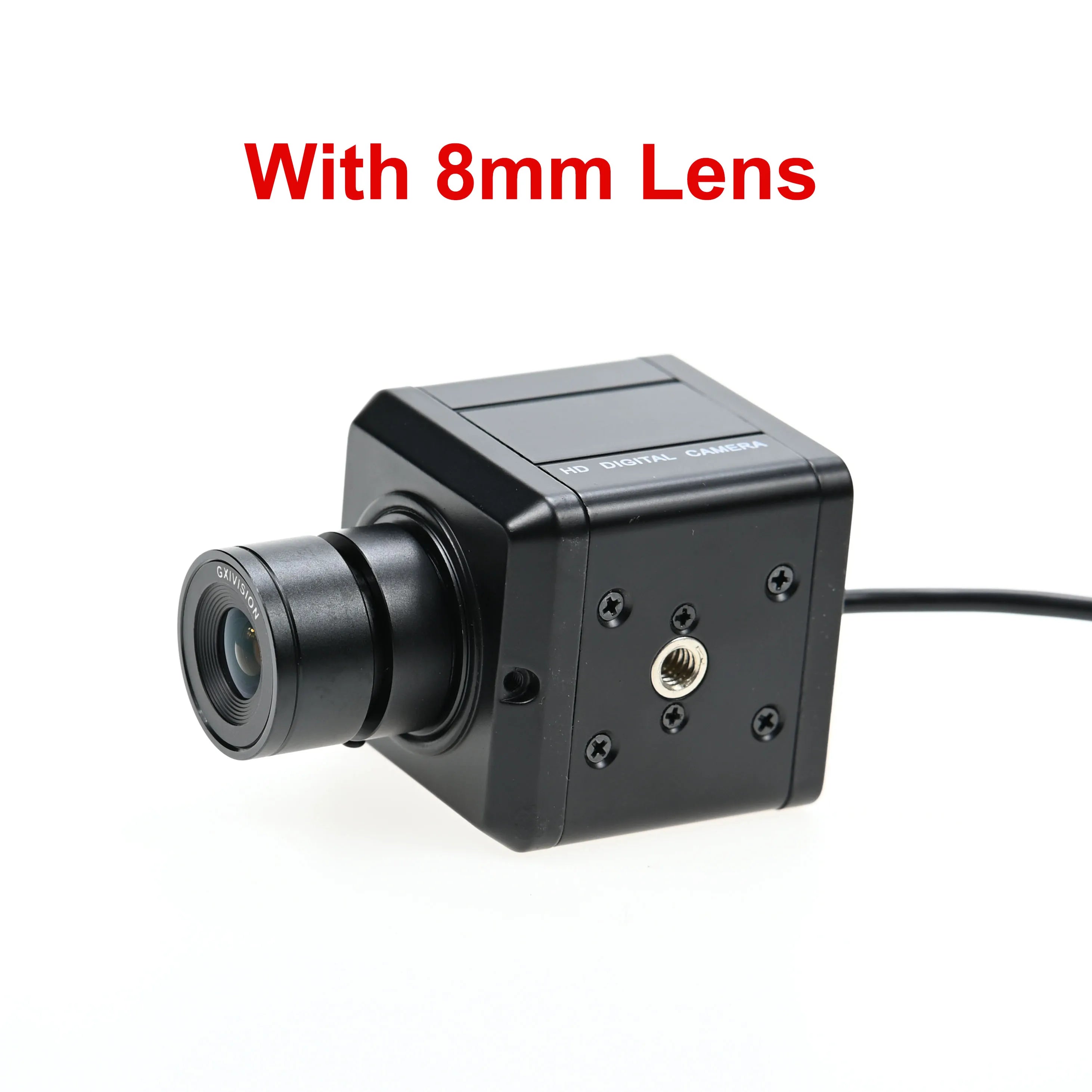 GXIVISION 2MP Global Shutter USB Camera 60FPS Color 1600X1200 Driver-Free Plug And Play Machine Vision Industrial Webcam