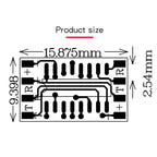 100PCS MAX3232 TTL to RS232 Converter Board Mini Serial Port Module Level Shifter for Arduino MCU STM32 3.3V 5V Logic