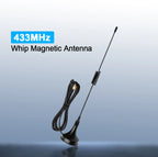 433MHz High Gain Whip Magnetic Antenna SMA Male 433M Wireless Module LoRa Spread Spectrum WiFi Omnidirectional