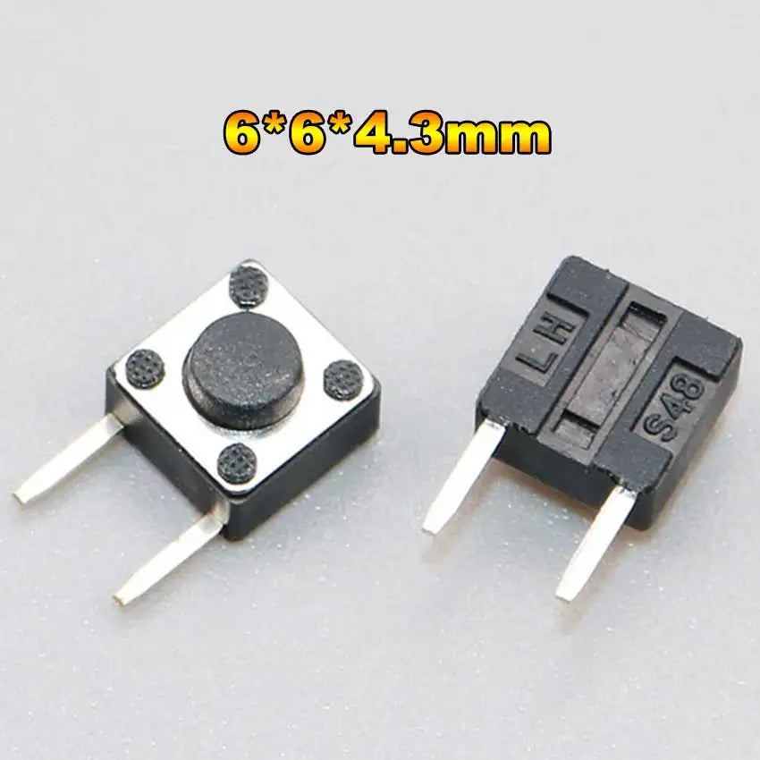 10PCS Tactile Push Button Switch Car Remote Control Keys Button Touch Micro Switch Momentary SMD DIP 2*4 3*6 4*4 6*6