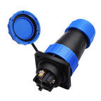 Waterproof IP68 Aviation Plug LD20-2/3/4/5/6/7 Pin No-welding Screw crimp Wire cable Connector Male Plug and Female Socket