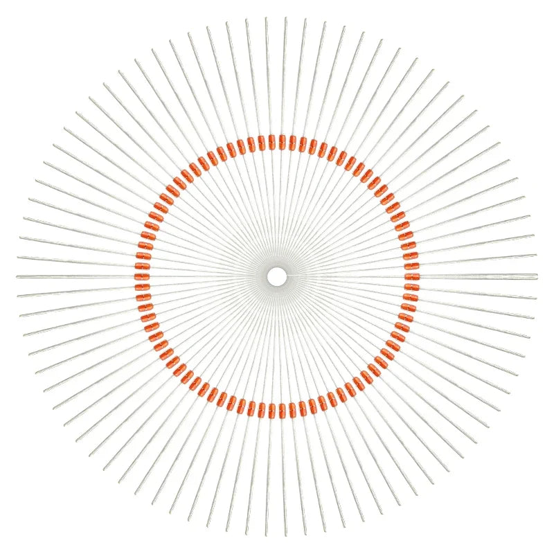 20Pcs Glass Sealed Thermistor Resistor NTC MF58 3950 B 5% 5K 10K 15K 50K 100K 200K 500K Ohm Induction Cooker Temperature Sensor