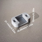 Suitable for WAGO 221 series: Mounting clips and organizers for securing and organizing terminal connectors.