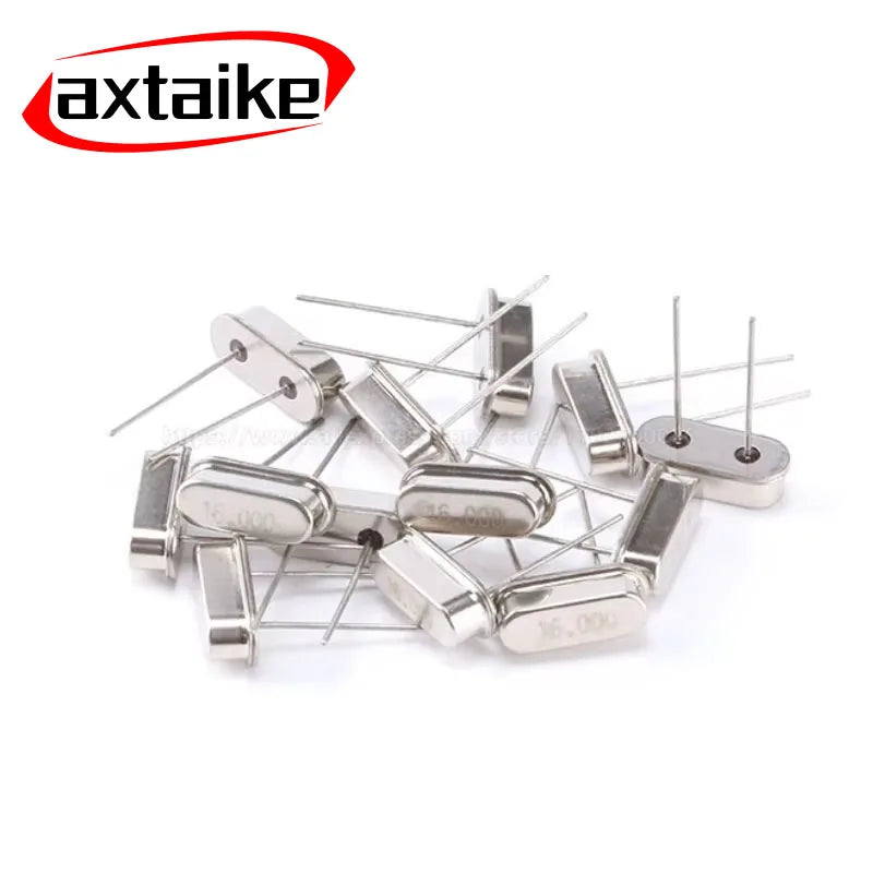 10PCS 4 6 8 10 11.0592 12  13.56 16 18.432 20 22.1184 24 25 27 30 32 MHZ HC-49S DIP Quartz Crystal Resonator Passive Oscillator