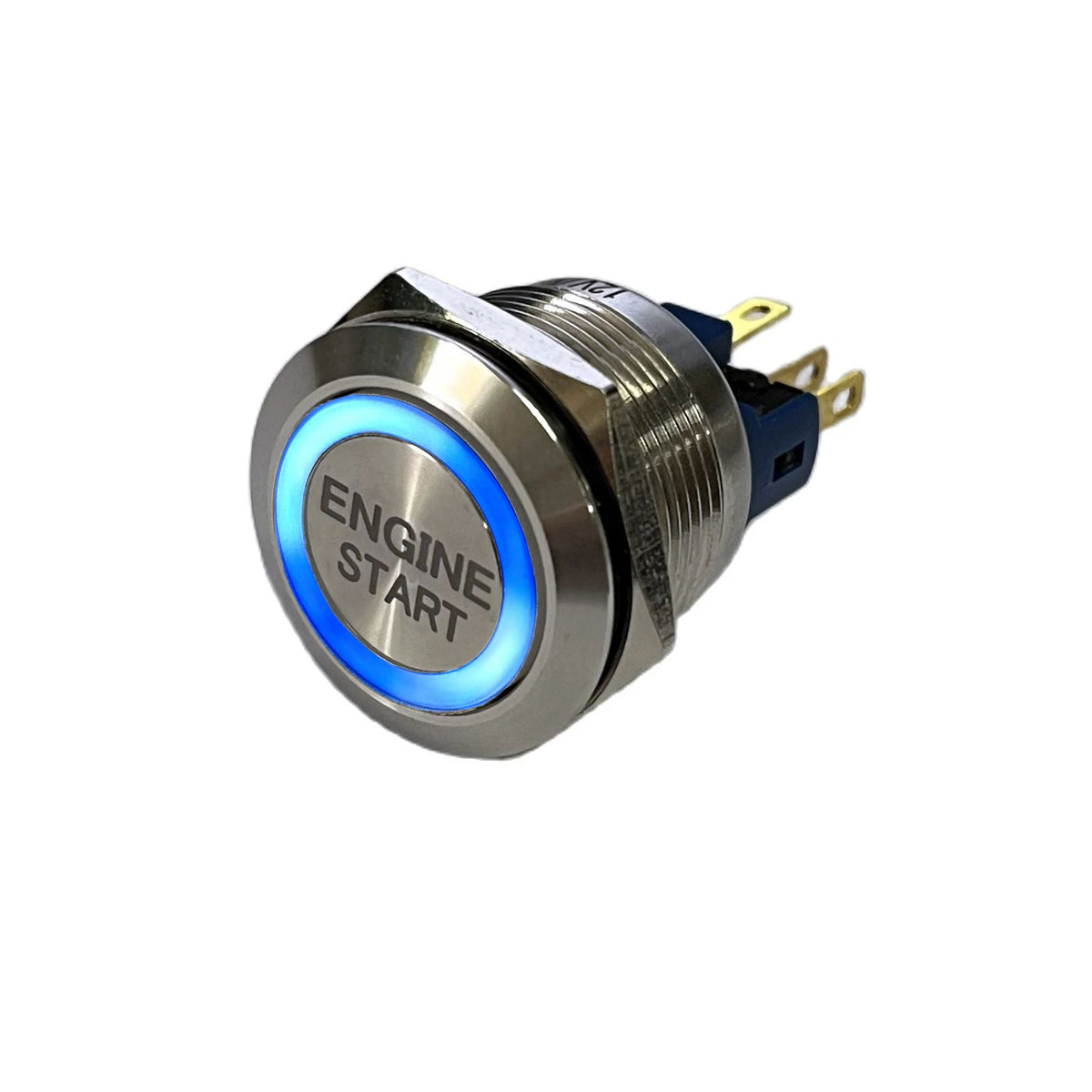 19mm 22mm 25mm 30mm Laser 'ENGINE START STOP' Engine Button ON OFF Ring Illuminated Momentary Push Button Switch+CE+RoHS