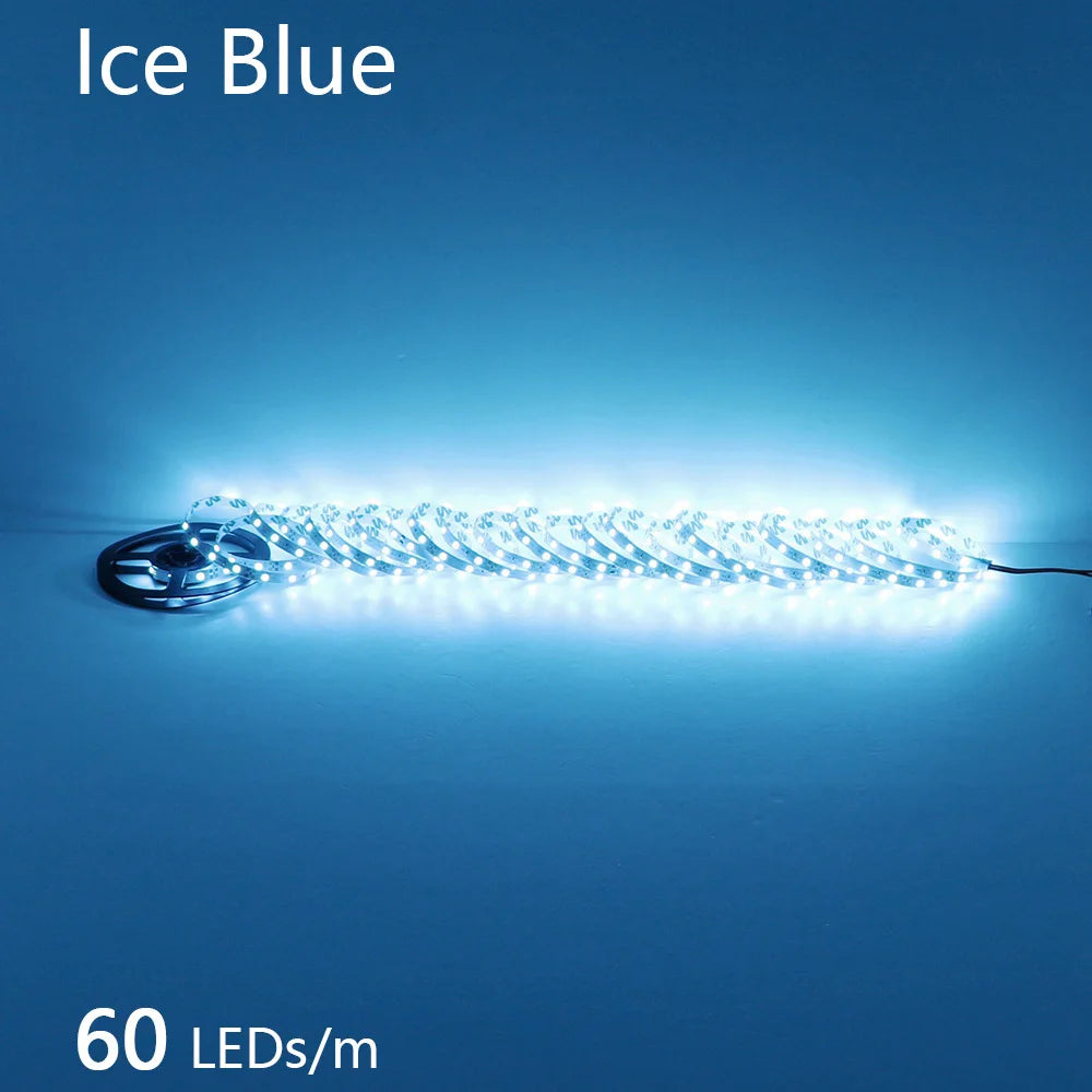 2835 5M 300 600 1200LEDs LED Strip DC12V 24V 120LEDs/m Home Waterproof IP65 Lamp Strip  Flexible And Cuttable Soft Lamp Bar