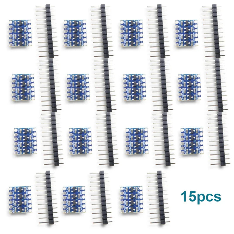 4MOS Transistor Level Conversion Module 3Vand5V 4 Channel Logic Level Shifter Bi-Directional High Speed IIC UART SPI for Arduino