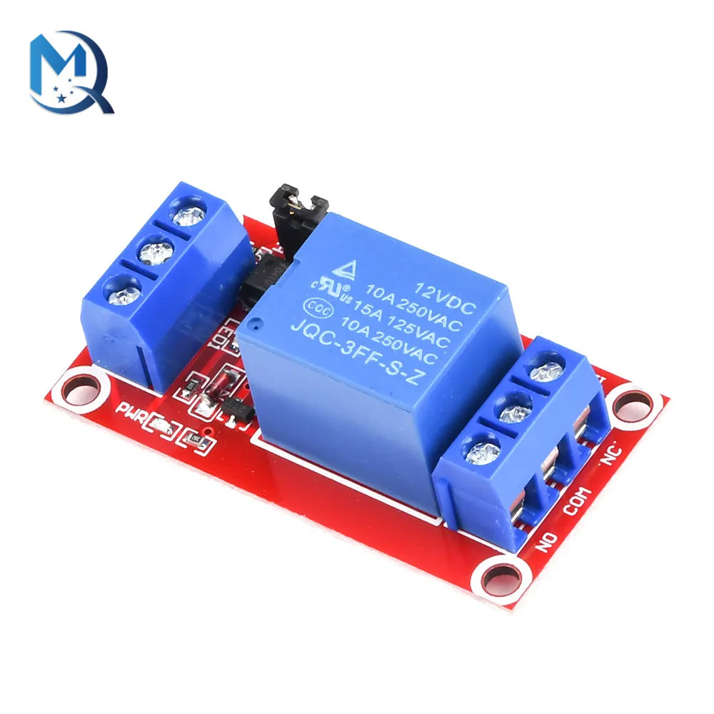 1-10pcs 5V 12V One 1 Channel Relay Module Board Shield with Optocoupler Support High and Low Level Trigger