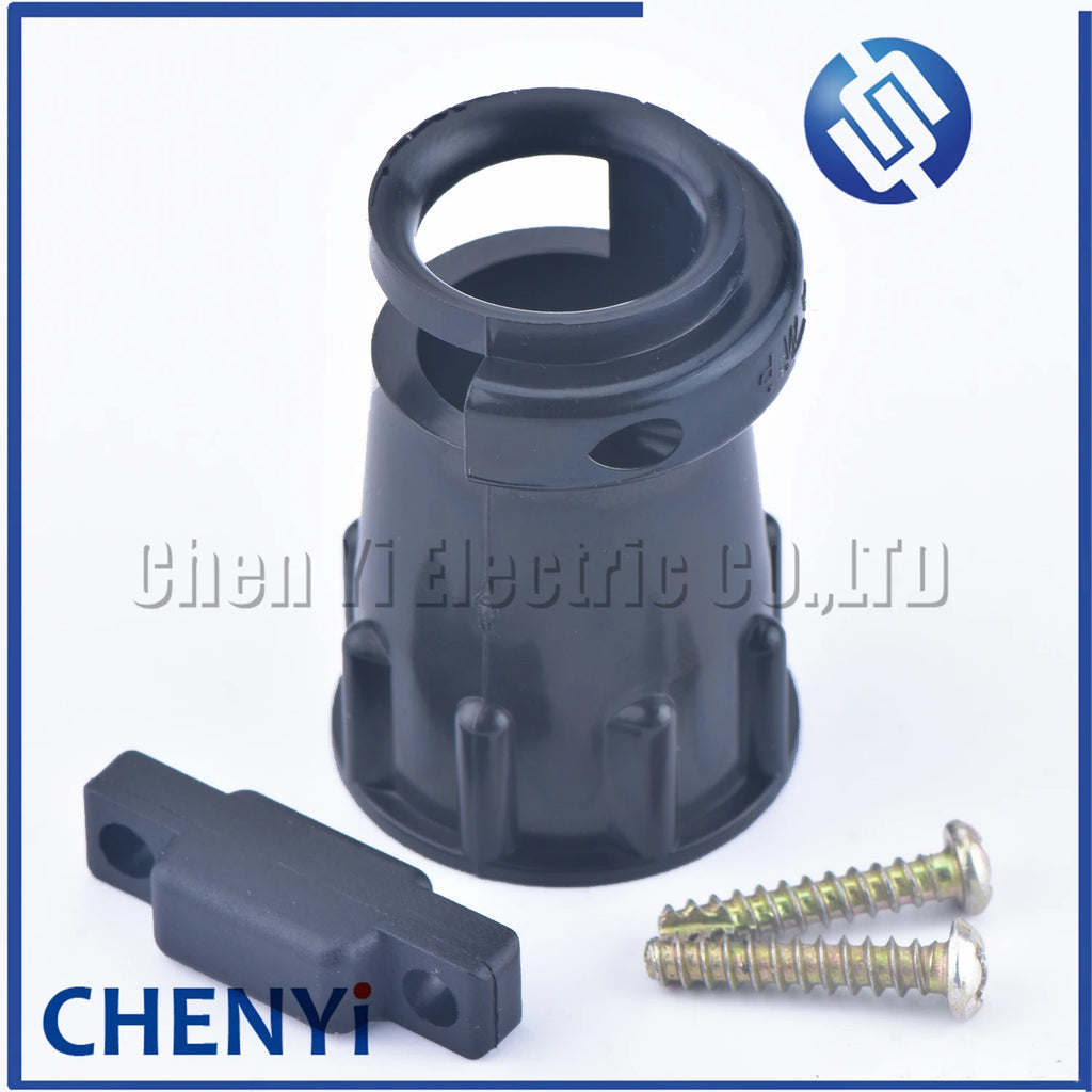 4 Pin auto sensor plug Aviation Wiring Black Circular Connector Plug 182921-1 182658-1 206429-1 with Pin For SMT SMEMA