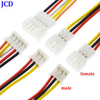 5/10PCS Mini Micro JST PH 2.0 Male Connector 2/3/4/5/6 Pin Way Plug Terminal Wires Cable for Housing PH 2.0 Socket Connector
