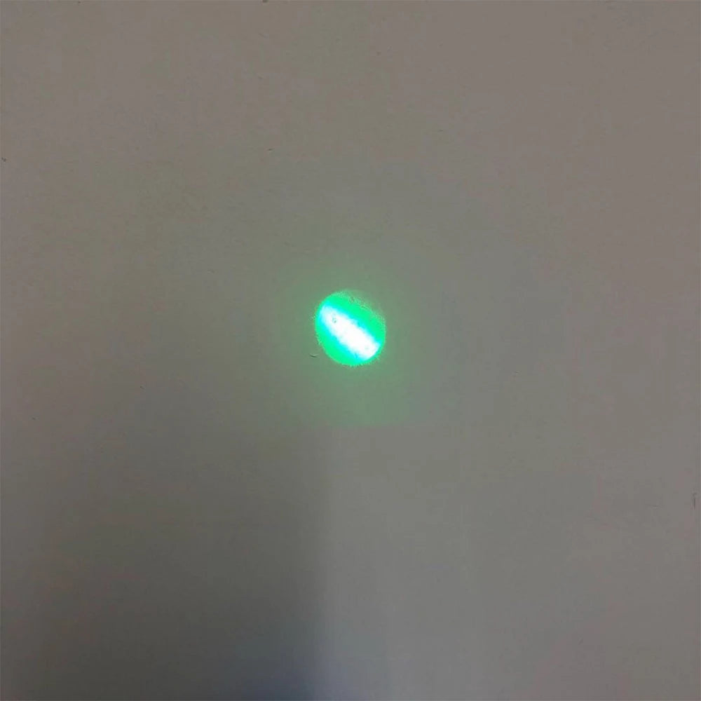 6mm 10mW Green Small Laser Head Module Dot/Line/Cross 3V-5V Adjustable Focal Length 520nm Laser Diode Head Industrial Class