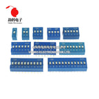 10pcs Slide Type Switch Module 1 2 3 4 5 6 7 8 10 12 PIN Bit 2.54mm Position Way DIP Blue Pitch Toggle Switch Blue Dial Switch
