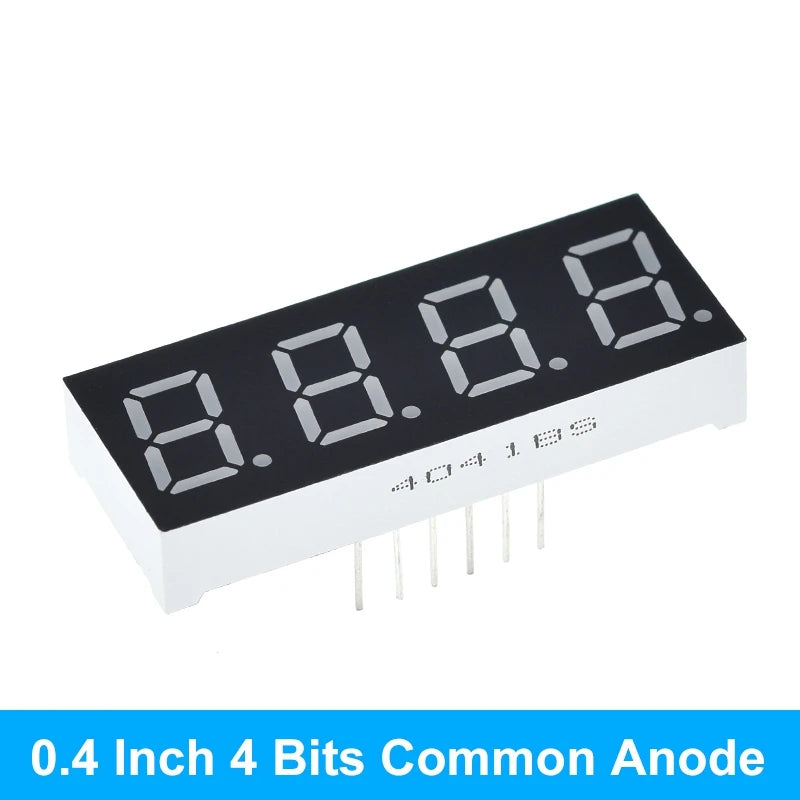 TZT 0.28/0.36/0.4/0.56 inch LED display 7 Segment 1/ 2 / 3 / 4 Bit Digit Tube Red Common Cathode / Anode Digital led 7segment