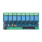 Modbus RTU 1 2 4 8 Channel Way relay module 5V 12V 24V Switching Switch Input/output RS485/TTL Communication