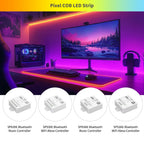 COB LED Strip Light WS2811 RGBIC 432/576/720Leds/M Dimmable Tape Lights For Christmas Home Party Decoration Lighting DC12V 24V