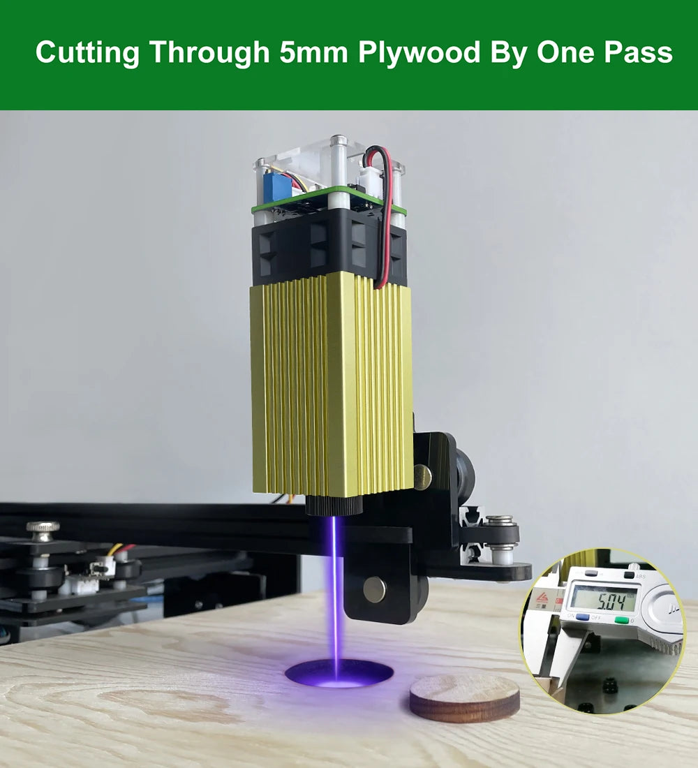 LASER TREE 20W Laser Module 450nm 40W TTL Blue Light Laser Engraver Head for Laser Engraving Cutting Machine Wood Working Tools