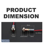 VaneAims 6mm Metal LED Indicator Light Panel Mounting Small Signal Lamp Red Blue Yellow Green White 220V 24V 12V 6V 3V