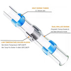 10-200pcs Welding Ring Heat Shrink Tube Terminal Waterproof Electrical Connection Solder Seal Wire Connectors Butt Splice
