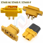 XT60 Model Aircraft Power Battery Plug XT60E-M / XT60E-F / XT60H-F Can Be Fixed With Nut Extension Cord