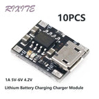 5PCS 5V Boost Step Up Power Module Lithium LiPo Battery Charging Protection Board LED Display USB For DIY Charger 134N3P Program