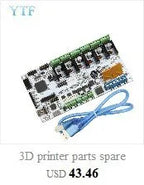 Mega 2560 R3 1pc RAMPS 1.4 control panel 5pcs DRV8825 or A4988 Stepper Motor Drive 3D Printer Parts