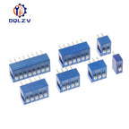 10PCS Slide Type Switch Module 1 2 3 4 5 6 7 8 10PIN 2.54mm Position Way DIP Pitch Toggle Switch Blue Snap Switch Dial