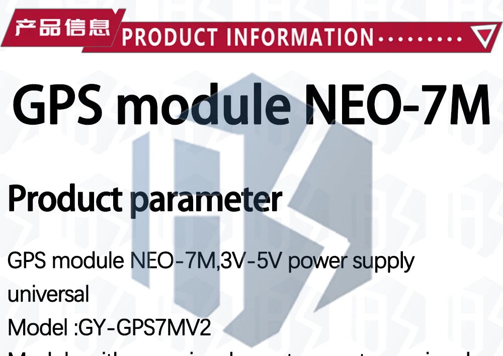 NEO-M8N/NEO-6M GPS Module (GY-GPSV3): Compatible with APM 1.65/2.56, Pixhawk V2.4.5 & MWC Controllers – 3.6V Operating Voltage