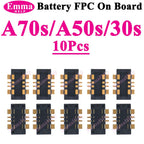 10Pcs Battery FPC Connector For Samsung A52 A32 A22 A52s A72 A71 A31 A51 A50s A30s A10 A20 A20e On Board inner Cilp Contact Plug