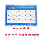 CBB Polypropylene Film Capacitor Kit, Power Supply, Audio Equipment Universal CBB Capacitors Set,for DIY Electronics