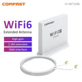Comfast Wifi 6 High Gain Antenna Dual-band Signal SMA Connector With Extension Base for 802.11AX Router & Network Card 1.5Meter