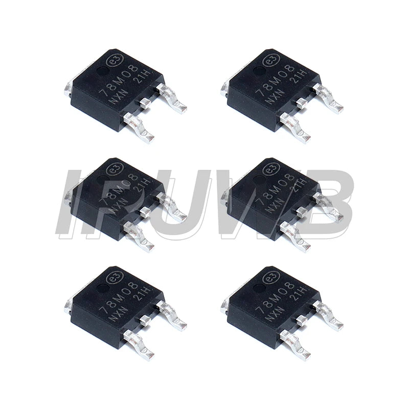 NEW Three-terminal voltage regulator tube 78M05 LM7805 TO-252 7805 1000MA 5V