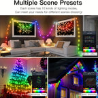 USB 5V Smart RGB-IC Fairy Light String Christmas Lights Decorations Lamp Garland WS2812 Bluetooth APP&Remote Control Addressable