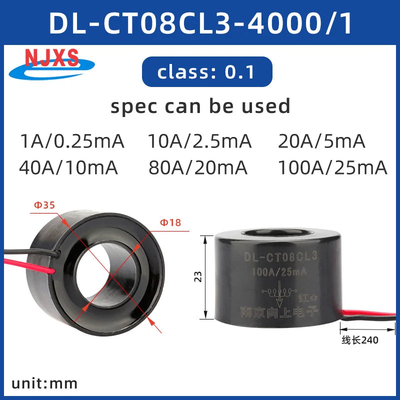 Micro Current Transformer Toroidal Core for Current Measurement