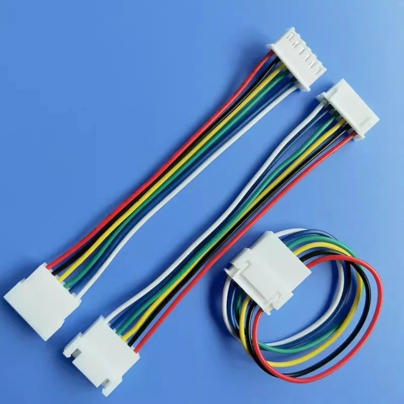 5pcs 10/20/30cm XH2.54 2P 3P 4P 5P 6P Male to Female Extension Aerial Docking Crimp Battery Charge Wire Cable Connector