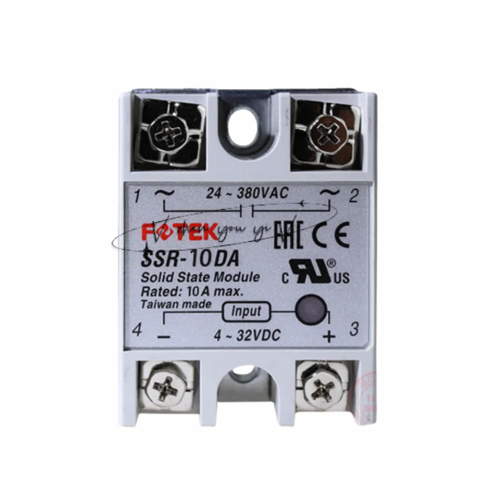 100%New Original For FOTEK single-phase solid-state relay SSR-40AA /10DD/40VA/20DA SSR 10/20/40/50/75 AA/DD/VA/DA HS-50H ES-50K