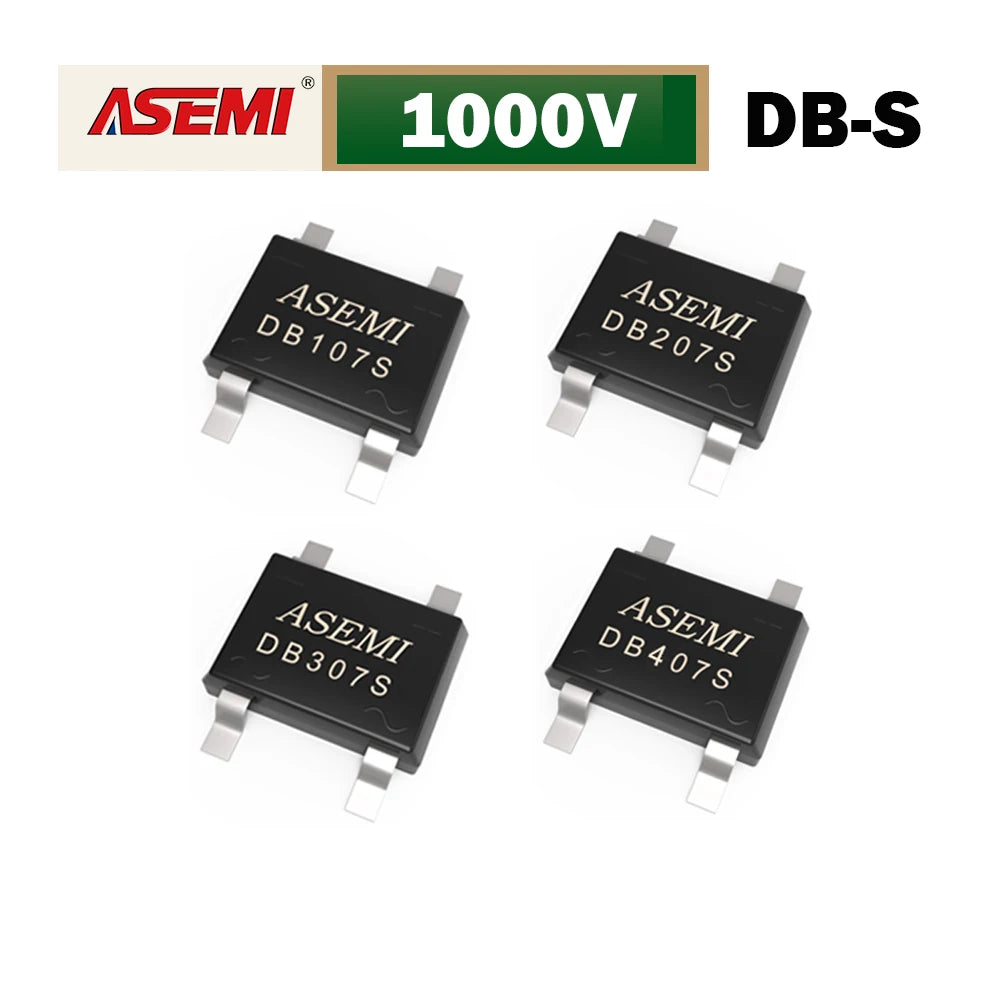 DB107S DB207S DB307S DB407S SMD Diodes 1A 2A 3A 4A Bridge Rectifier 1000V