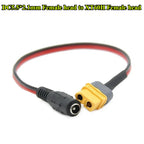 3/5Pcs JST SM XT60 XT30 T Plug Male/Feamle to DC5.5*2.1mm Female Connector Battery Charging Adapter Cable for DC Power Charger