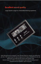 Headphone Decoding Amplifier ES9018K2M DAC DSD128 PCM32BIT 384KHz Lossless Decoding Headphone Amplifier MAX97220 Chip